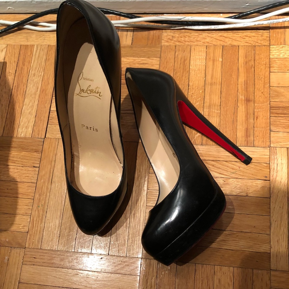 Christian Louboutin Black Alti Pumps